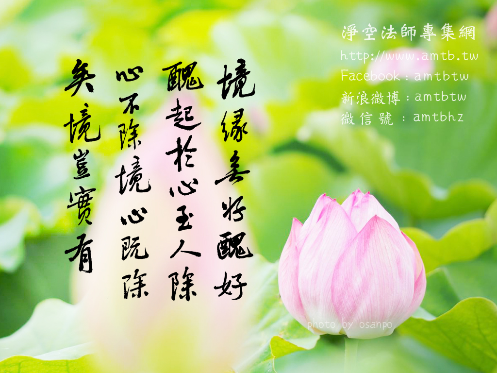 境緣無好醜-好醜起於心
