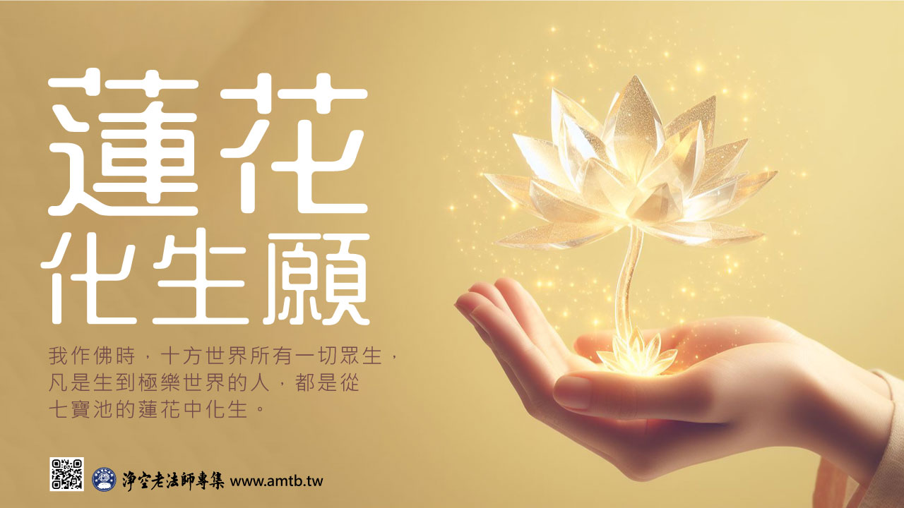 極上 明時代　花入　F-4 蓮花化生｜淨空老法師開示| 淨空老法師專集．法音宣流